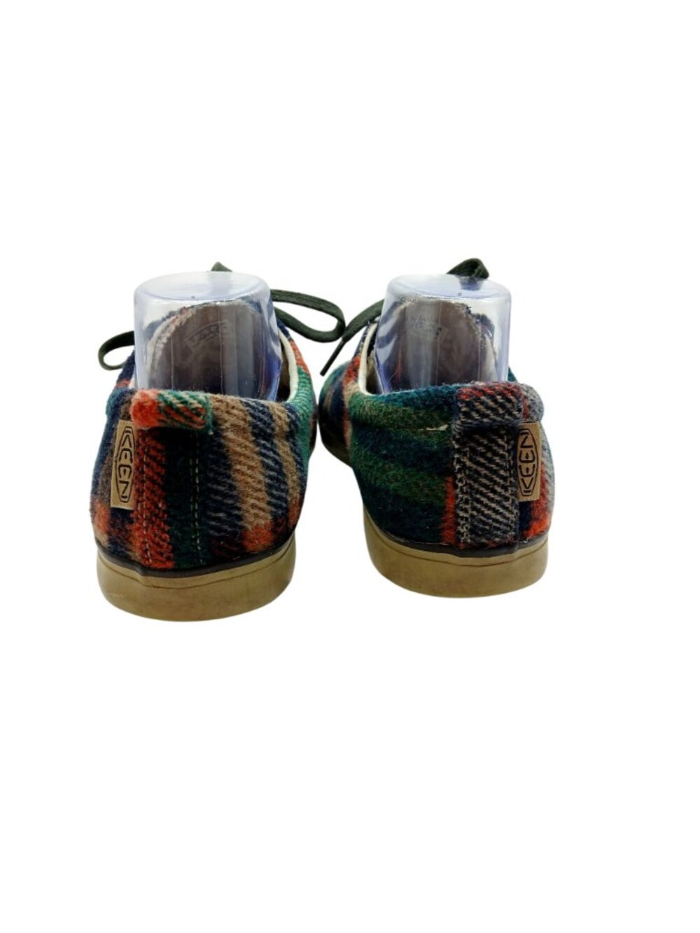 Keen Womens Elsa Wool Plaid Lace Up Sneakers Size 10.5 US EU 41 Multicolor Shoes - Picture 16 of 16